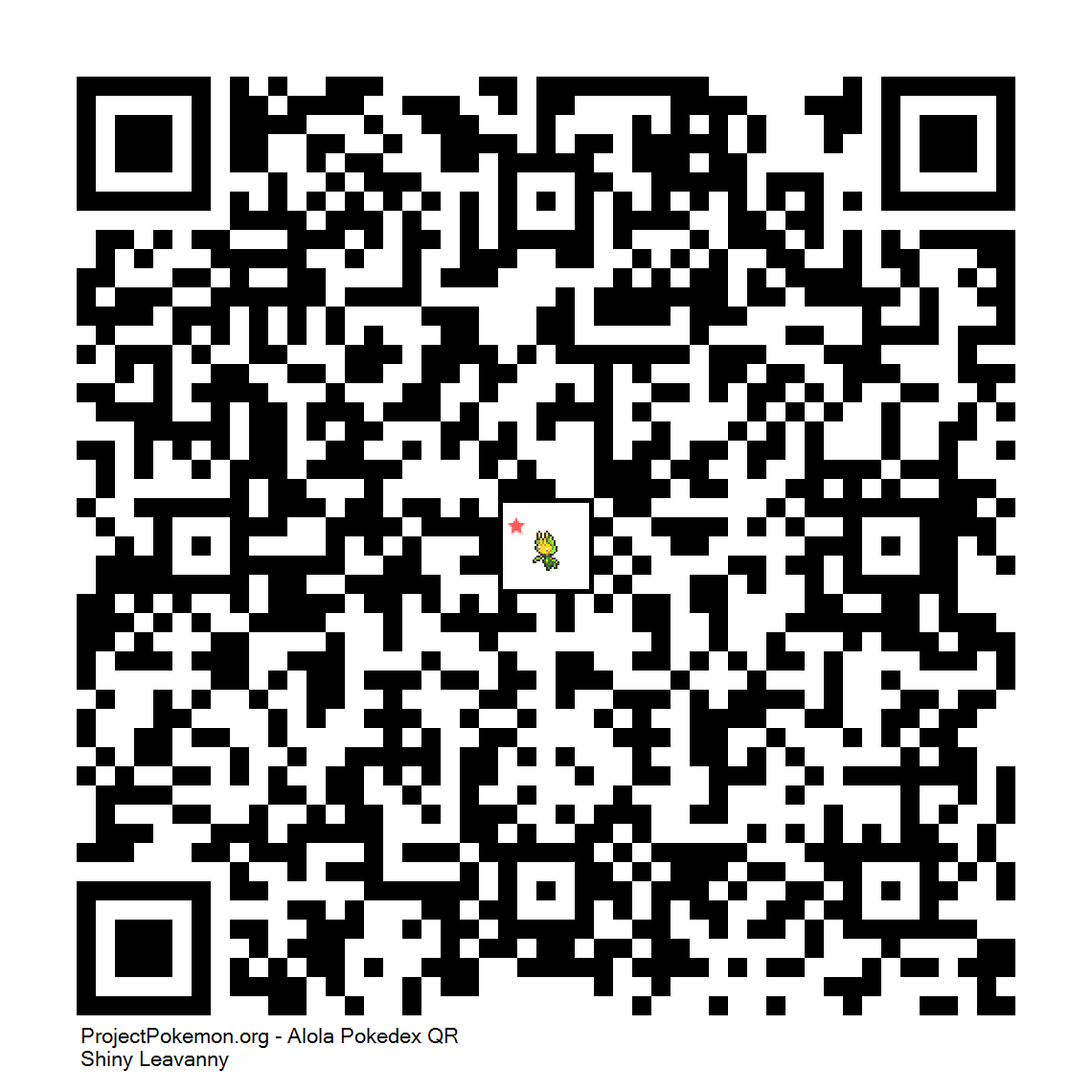 Cdigo QR de Leavanny variocolor